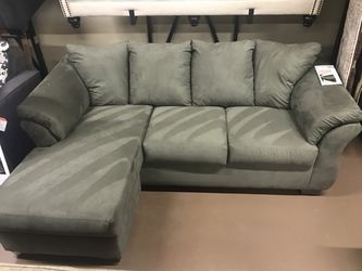 Sofa chaise- comes in 9 colors