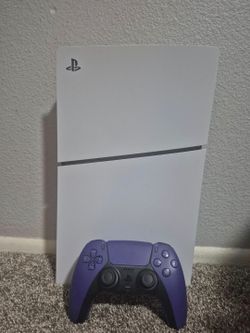 Used PlayStation5 Slim with DualSense Wireless Controller - Galactic Purple