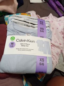 Calvin Klein girls 3 piece sleep set
