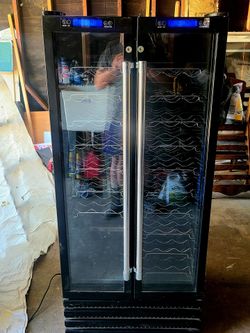 Large wine fridge