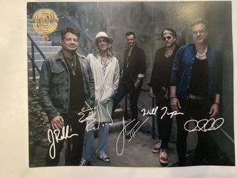 Collective Soul 2024-2025 Tour Signed Photograph 8x10