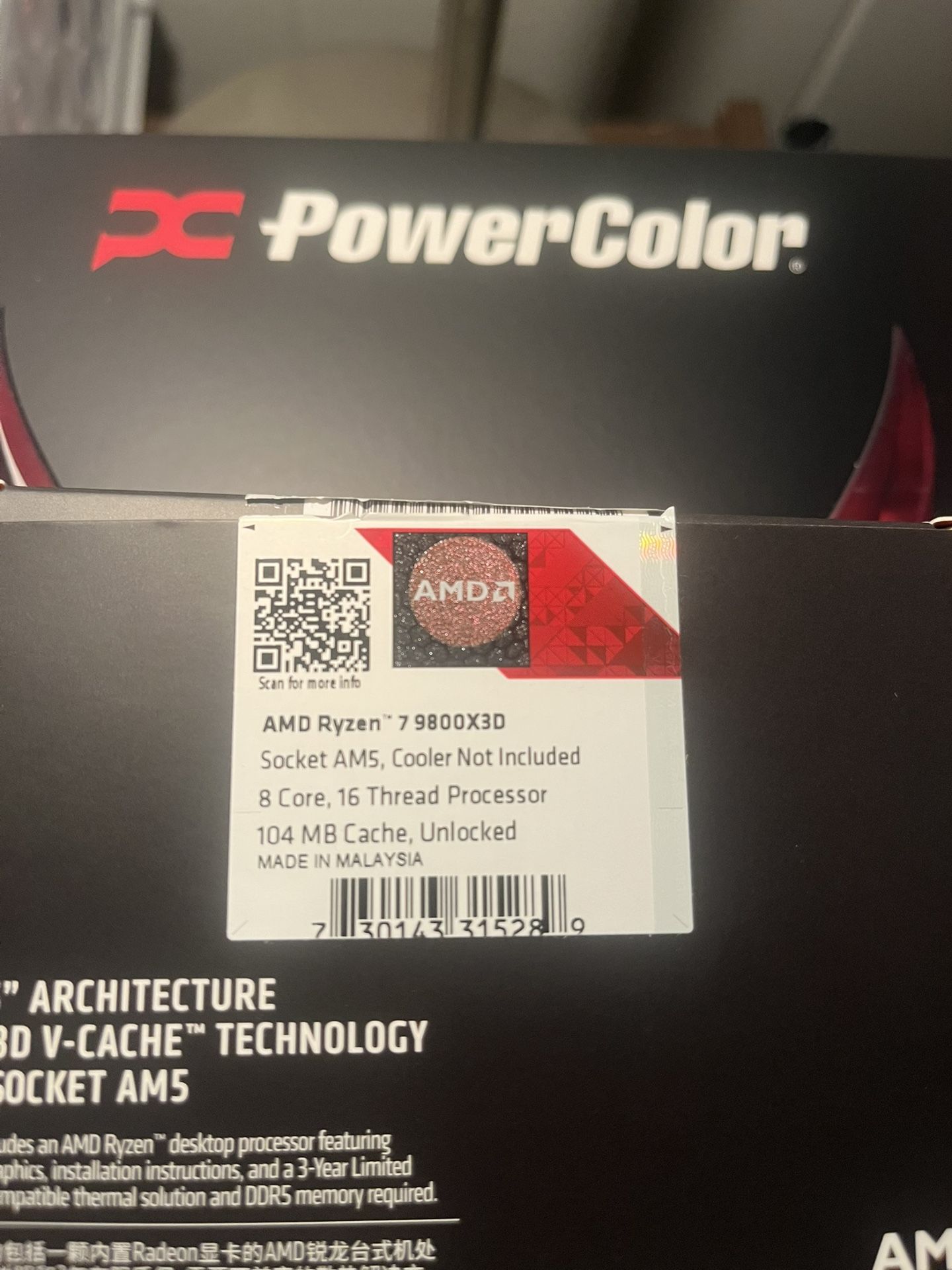 AMD Ryzen 7 7800X3D - 8-Core, 16-Thread Gaming Beast