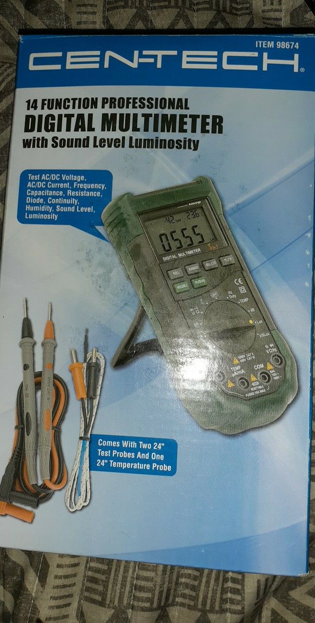 CENTECH 14 Function Professional Digital Multimeter