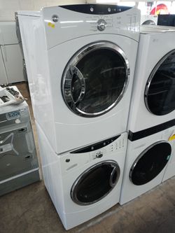 GE stackable front load washer and dryer set - Free delivery