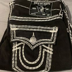 True Religion Black Pants Size 29