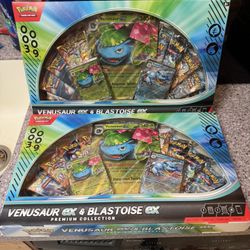 Venusaur Ex And Blastoise Ex Box