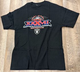 Vintage Raiders Super Bowl Black Hole Shirt size Medium 20.5x27.5