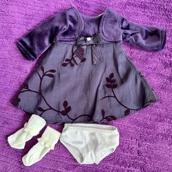 American Girl Doll 4 Pc Dress Set