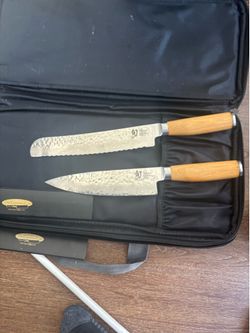 8 inch chef knife 10 inch bread knife shun classic