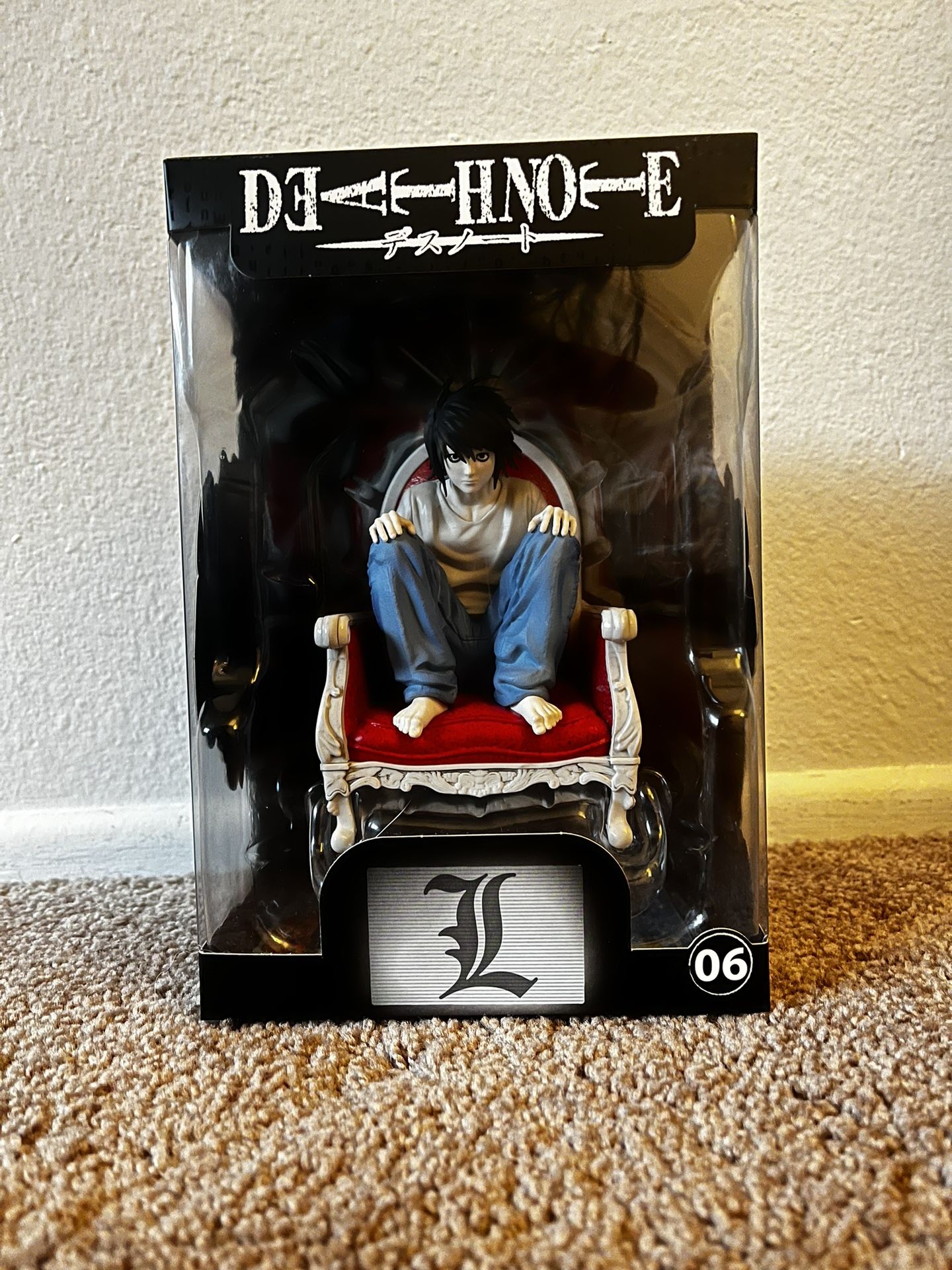 Never opened! Death note L Action Figure With Comic Book!