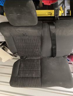 Back row seating for a jeep wrangler