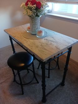 Table and 2 chairs