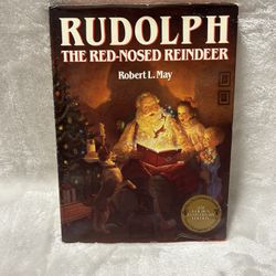 Rudolph The Red-Nosed Reindeer Robert L. May Golden Anniversary hardcover Book
