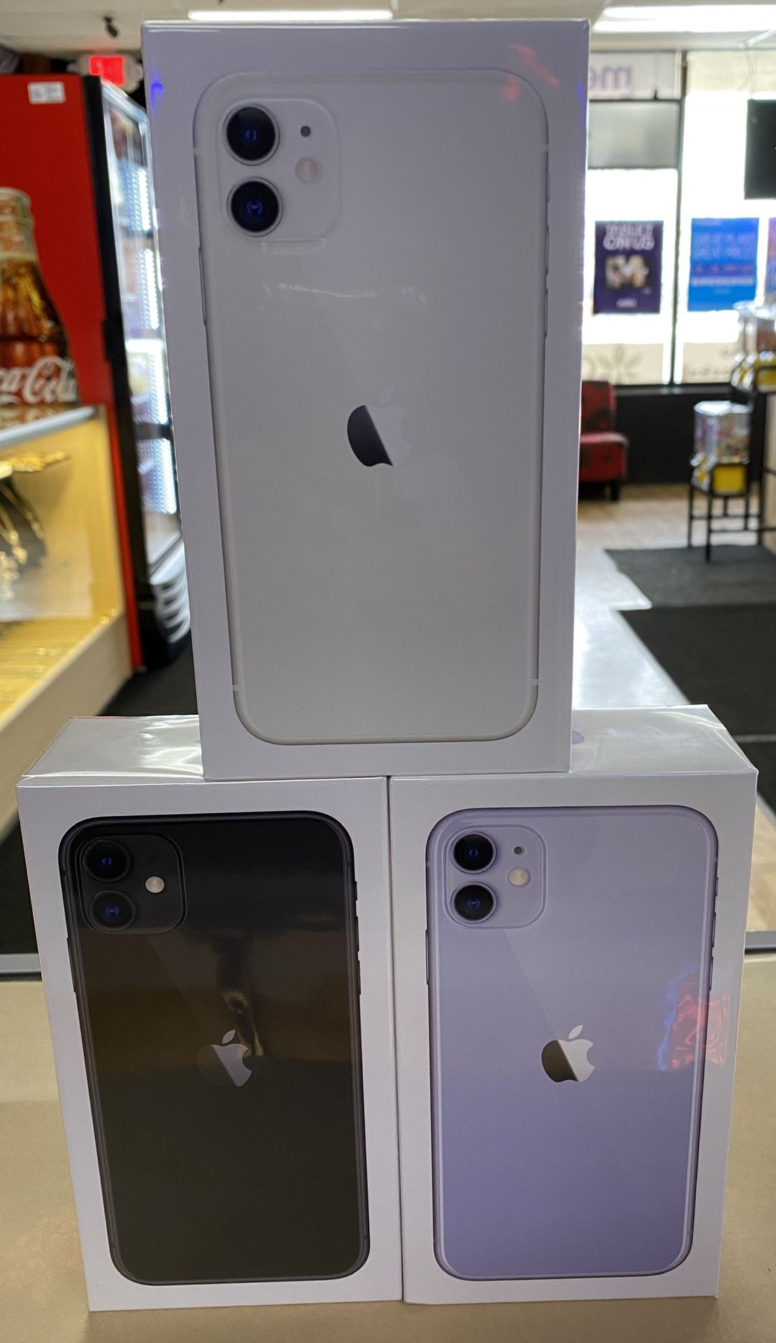 iPhone 11 brand new in box for boost mobile,price includes phone first month of service and activation fee! This is only for new or port in customers.