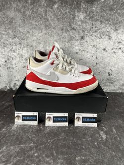 Nike Retro Air Jordan Tinker 3s Size 10.5 Mens, 12 Womens Asking 110$ Good Condition Comes With Extra Accessories 100% Authentic 153Kicks On Instagram