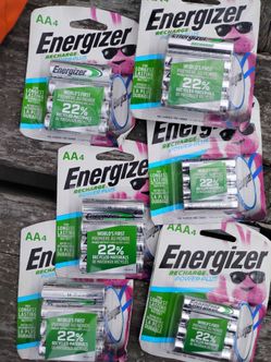 Rechargeable Energizer battery.. AA & AAA