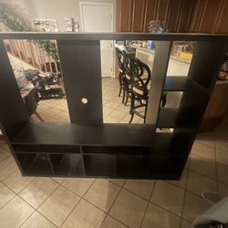 Black IKEA entertainment Center 