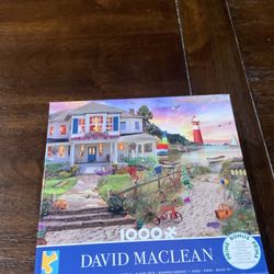 Coastal Beach House David Maclean 1,000 piece jigsaw puzzle