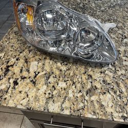 Toyota corolla headlight