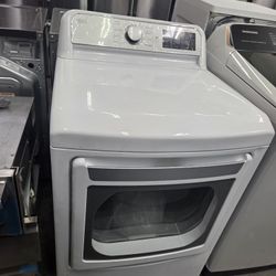 LG Electric Dryer New White