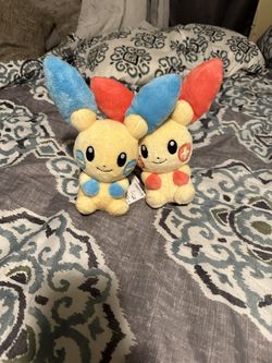 Pokémon Plusle and Minun Plush