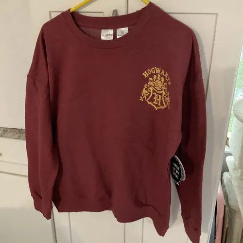 Hogwarts I Solemnly Swear That I Up To No Good Sweatshirt XL New Without Tags