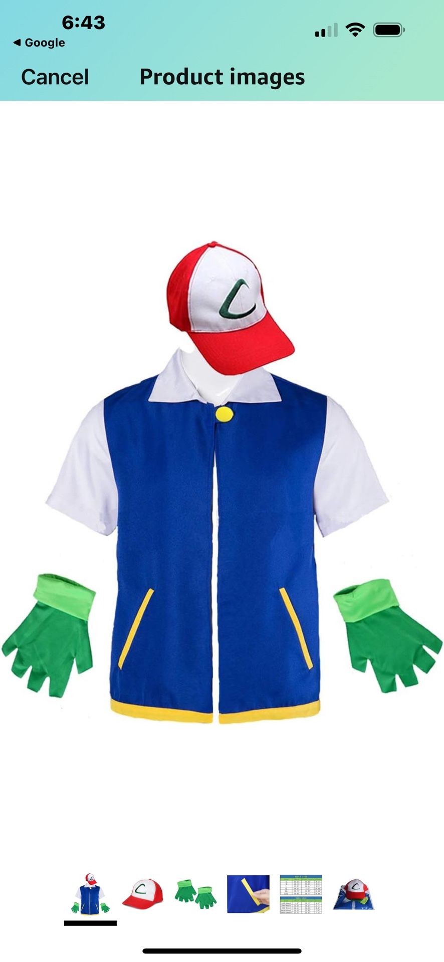 Ash Costume