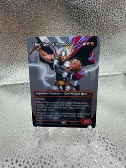 Thor God of Thunder MTG Marvel Card