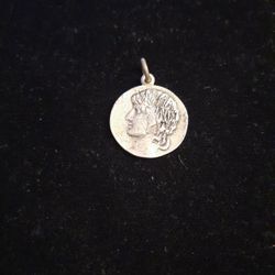 Sterling Silver Ancient Roman Coin Replica Charm