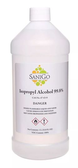 Isopropyl Alcohol, 99%, 1 Liter