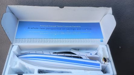 American Express RC  Yacht boat (new never used)