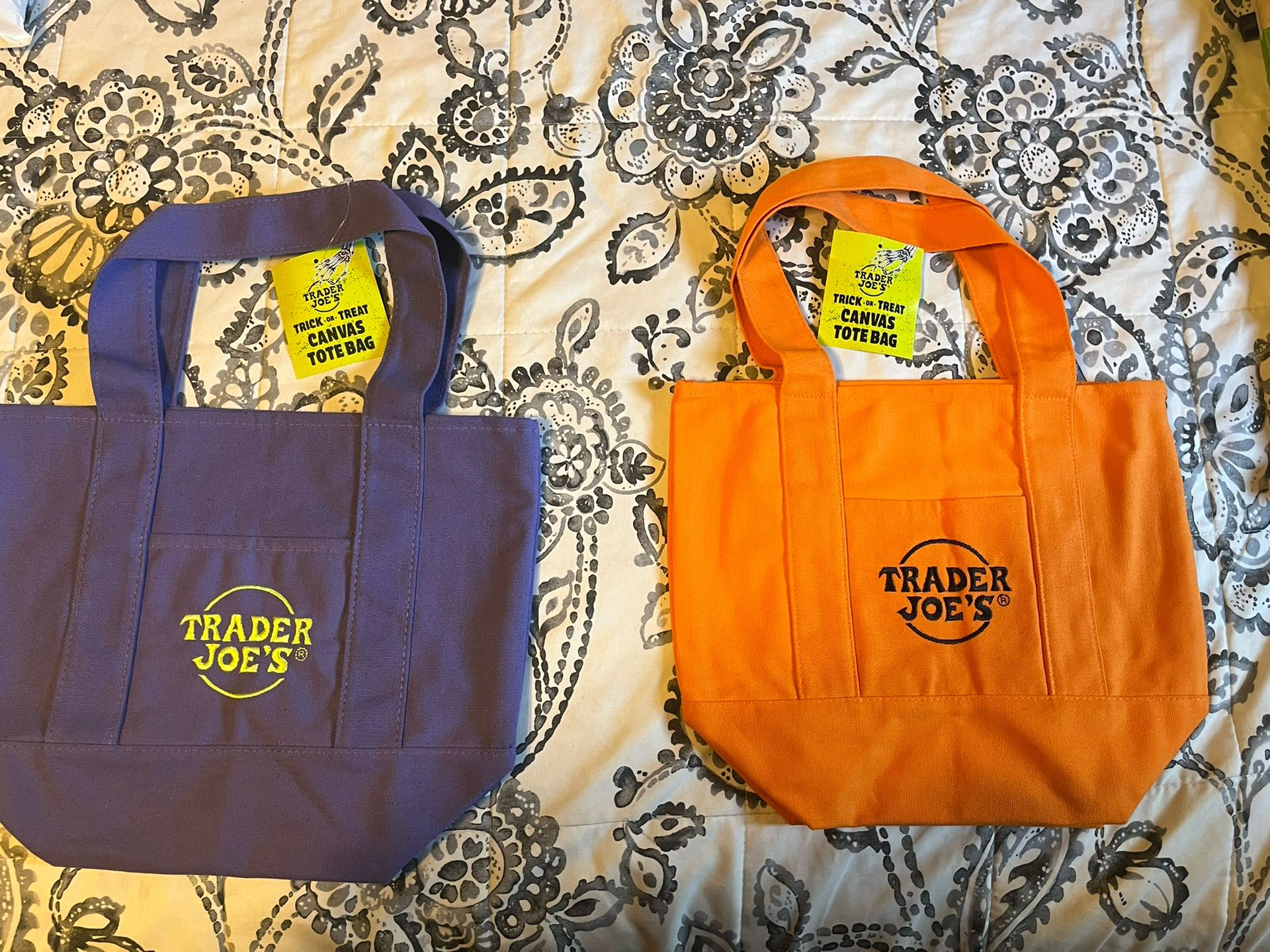 Trader Joe’s trick Or Treat Tote Bags 