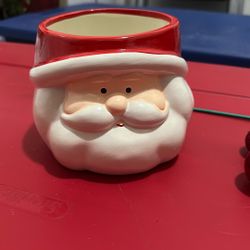 Christmas Santa Vase 