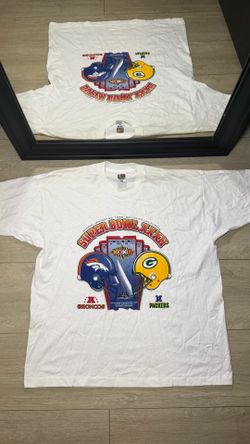 New Vintage 1998 Super Bowl XXXII Denver Broncos Vs Green Bay Packers NFL Shirt
