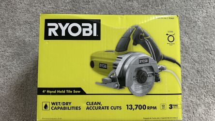 Ryobi hand held tile saw