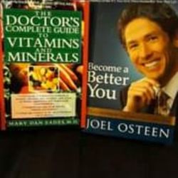 2 Books EDUCATIONAL doctors Complete Guide/ SPIRITUAL  Joel OSTEEN a Better You  IN EXCELLENT CONDITION 
