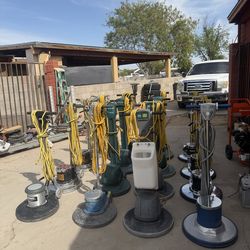 Floor Sanders, Buffers And Scrubber Machines