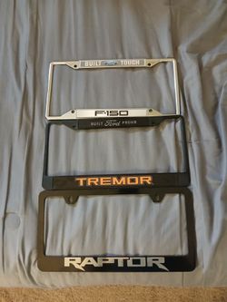 License plate frame ford f150