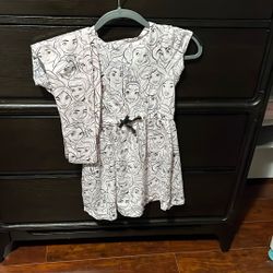 Disney Princess Dress Shirt W Pants Size 10