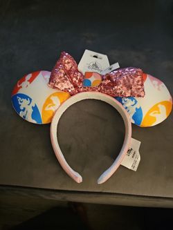 Disney Minnie Mouse Ears Headband with Sequin Bow