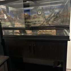 Reptile Terrarium With Stand And Accessories 