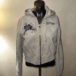 Ed Hardy Leather Jacket