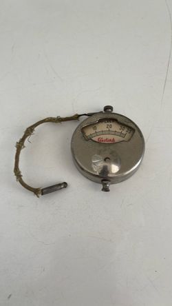 Vintage Sterling  Pocket  Ammeter