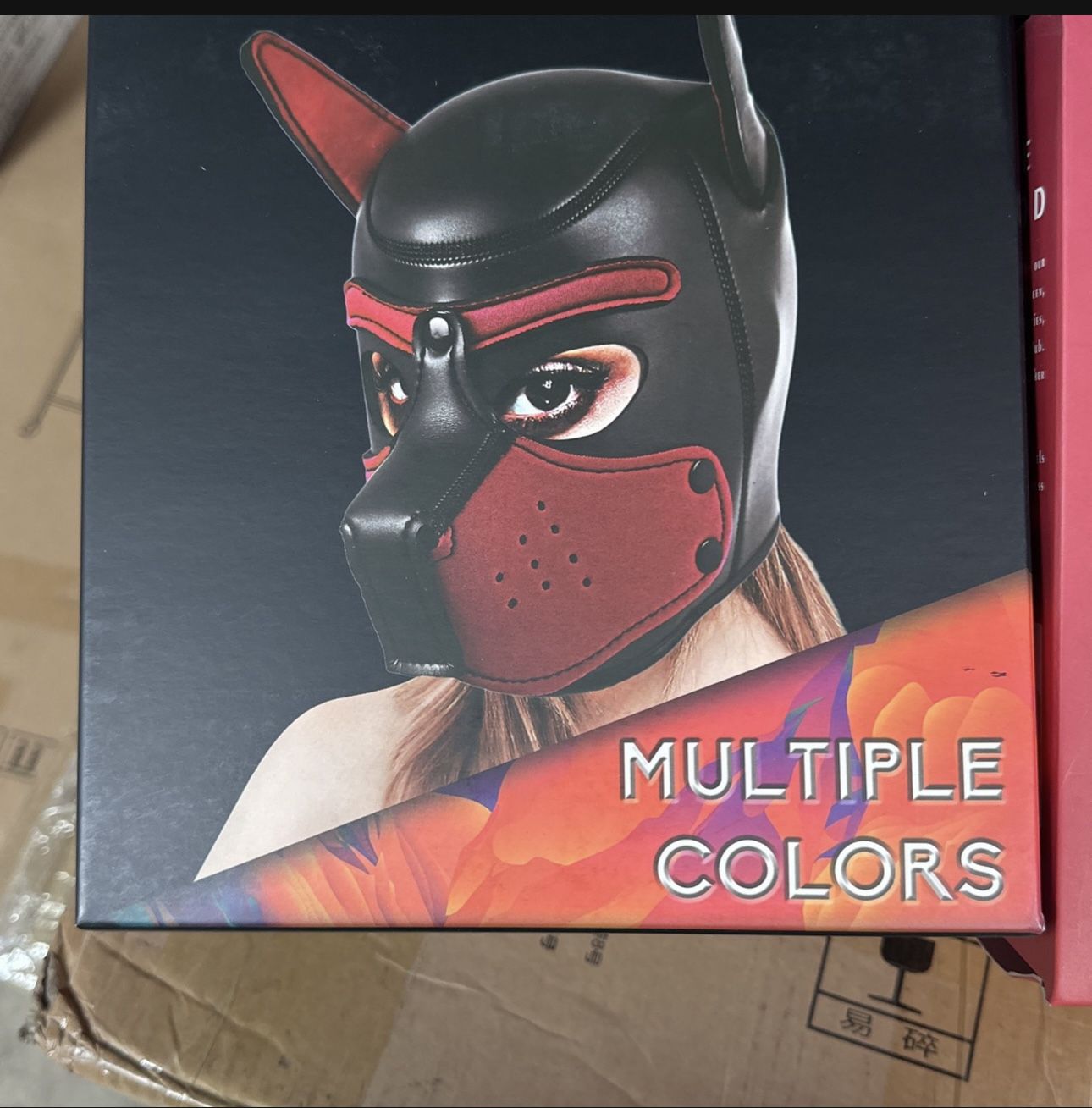 Cosplay Dog Full Face Pup Hood Mask