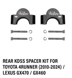 REAR KDSS SPACER KIT FOR TOYOTA 4RUNNER (2010-2024) / LEXUS GX470 / GX460
