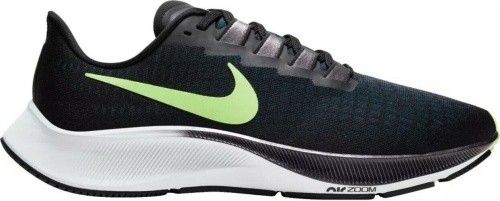 Nike Air Zoom Pegasus 37 Black Limeblast Valerian Blue BQ9646 001 Mens NIB MSRP $120 Size 12