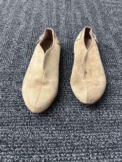 Tinstreet Women Sz 6 Pointed Toe Flats Comfy Suede Shoes Solid Classic Soft