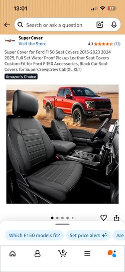 Ford F150 Seat Covers