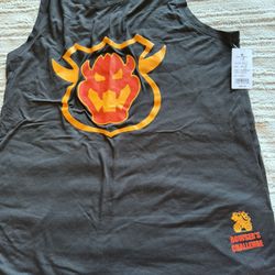 Universal Studios Super Nintendo World Bowser Crest Ladies' Tank Top.  