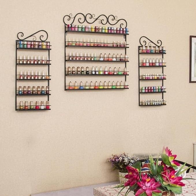 Nail Polish Acrylic Paint Essential Oil Bottles 3 Piece Wall Organizer Brand New